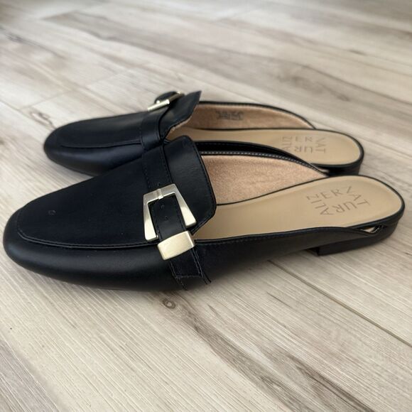 Naturalizer Shoes - Naturalizer Kayden Mules slip on Womens Faux Leather Size 7